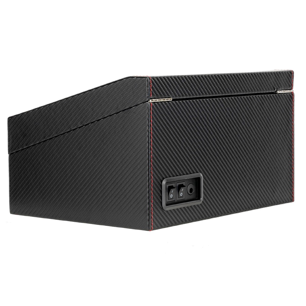 Automatic Rotation Watch Winder Box 4+6 Self Winding Display Box Storage Case US