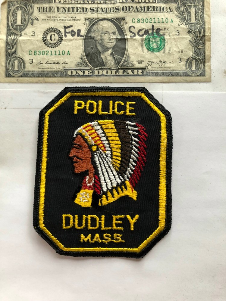 Dudley Massachusetts Police Patch Un-sewn great condition