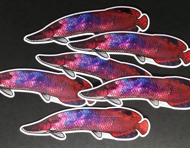 Cosmic Pirarucu Sticker