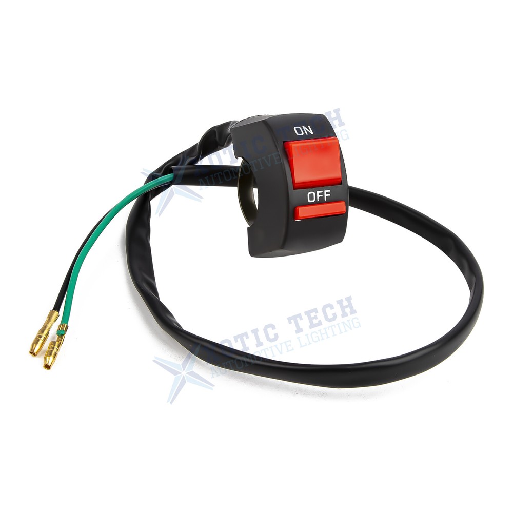 Motorcycle Kill Switch 22mm 7/8" Handlebar Starter Start Stop ATV Switch Button