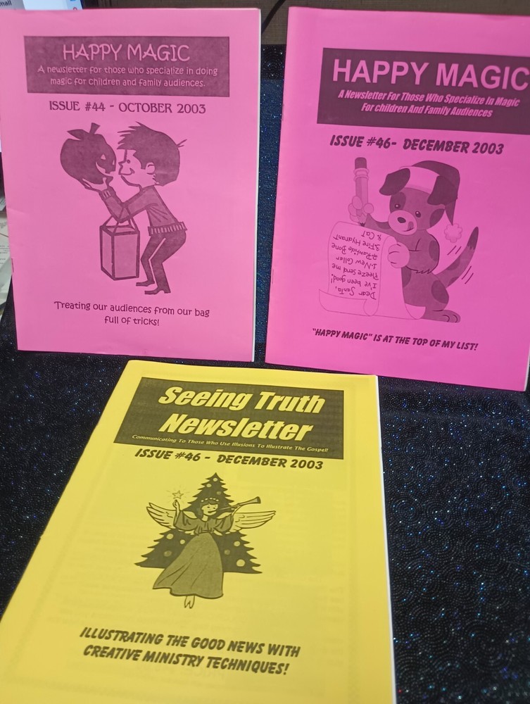 Laflin Magic Newsletters Issue's #46 & #44 includes Gospel Issue #46