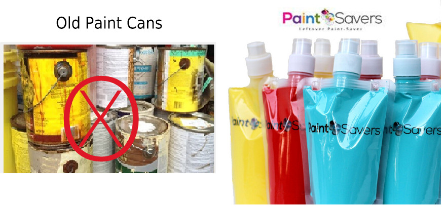 Paint-Savers Keep your Leftover Paint Fresh Longer in Storage - 3-Pack Pint Size