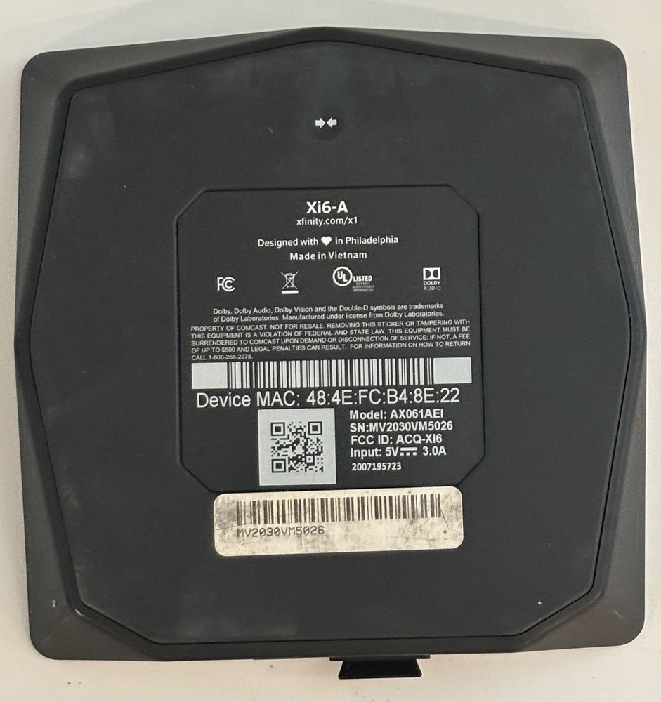 Xfinity Xi6-A Streaming TV Box