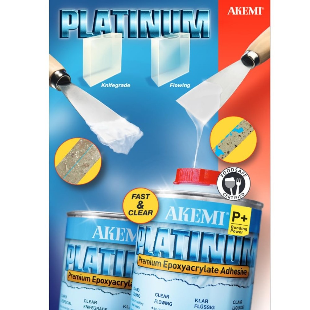 Akemi Platinum EA Transparent Knifegrade 900ml