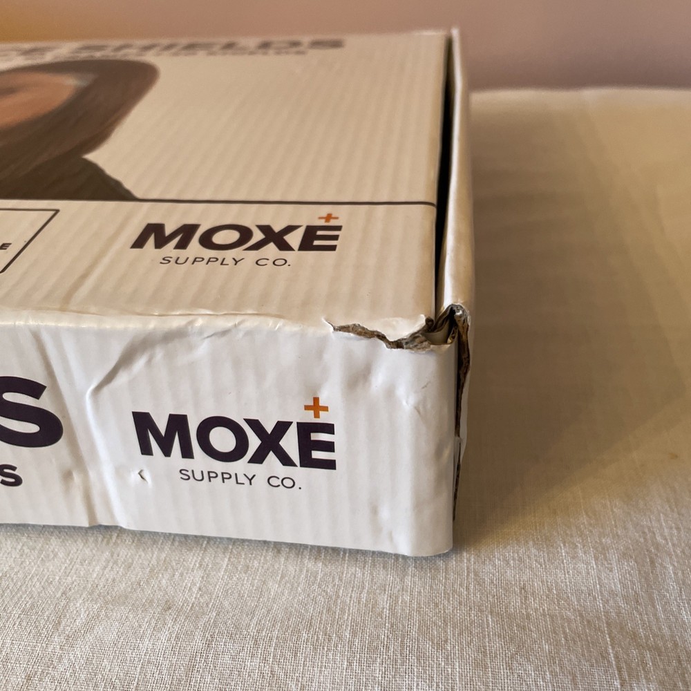 Face Shields 10 Frames 30 Shields Clear Plastic. BRAND NEW IN BOX