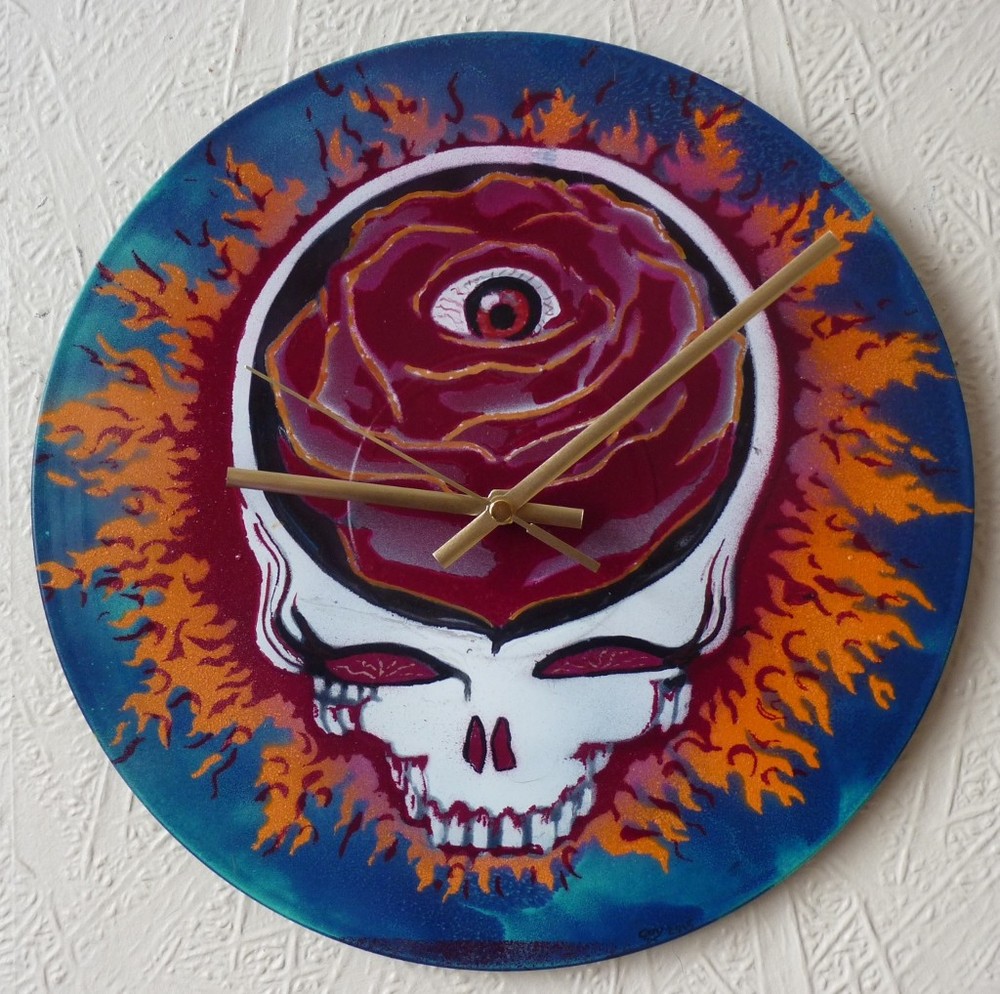 GRATEFUL DEAD wall clock..Hawkwind.,led zeppelin..RUSH..THE DOORS..PINK FLOYD
