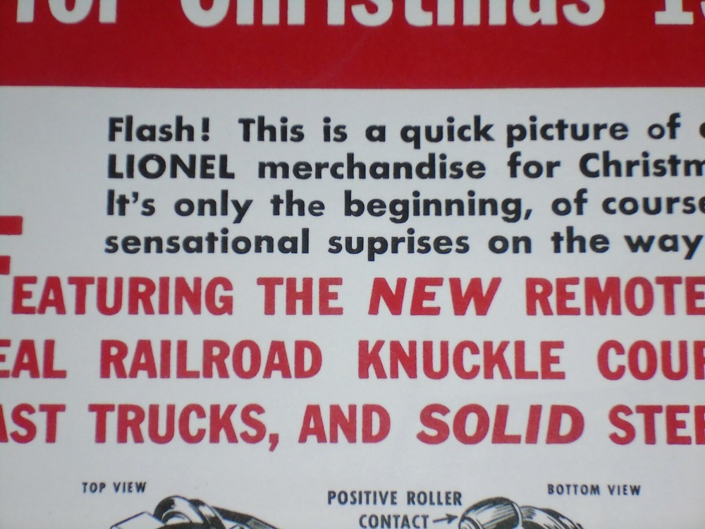 2 Lionel Train 1945 Catalog Wrong Spelling & Correct Version Greenberg Book Repo