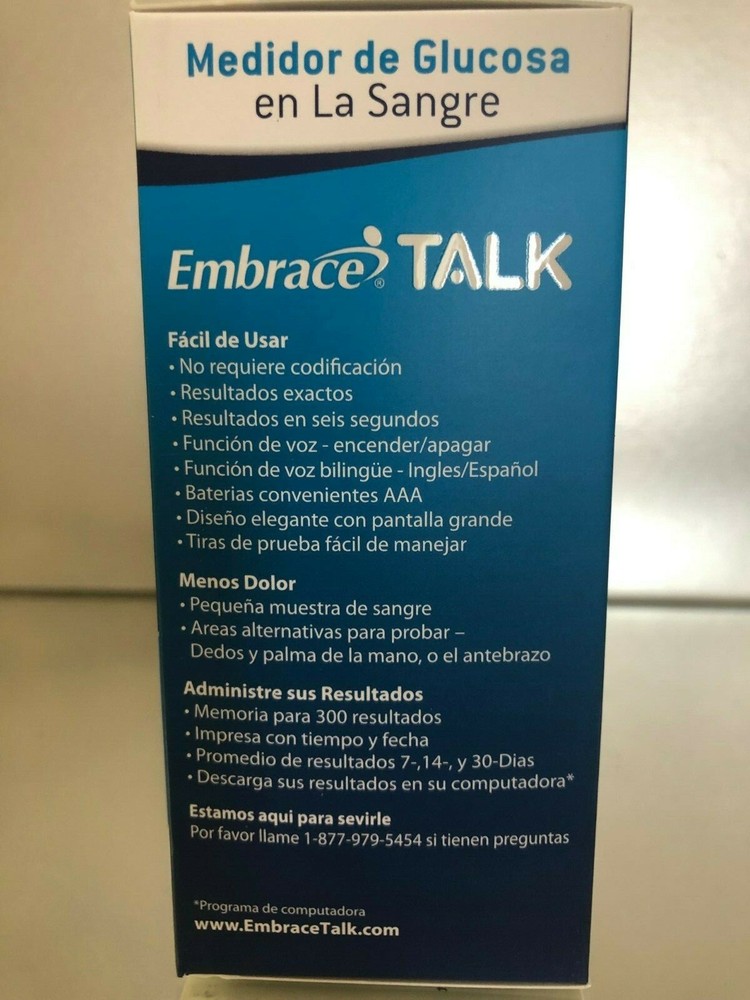 Embrace No-Code Talking Blood Glucose Meter System. 25% OFF.