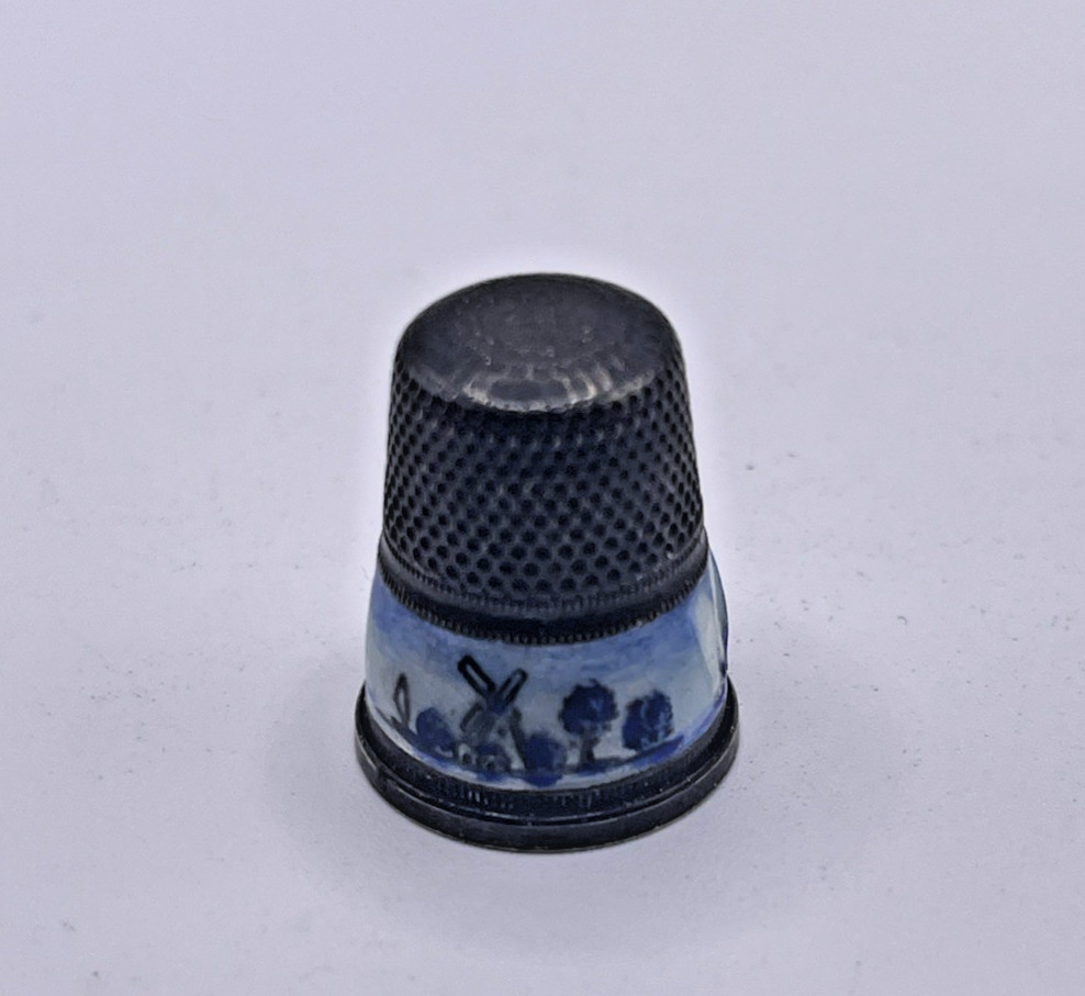6 Sterling Silver Vintage Thimbles