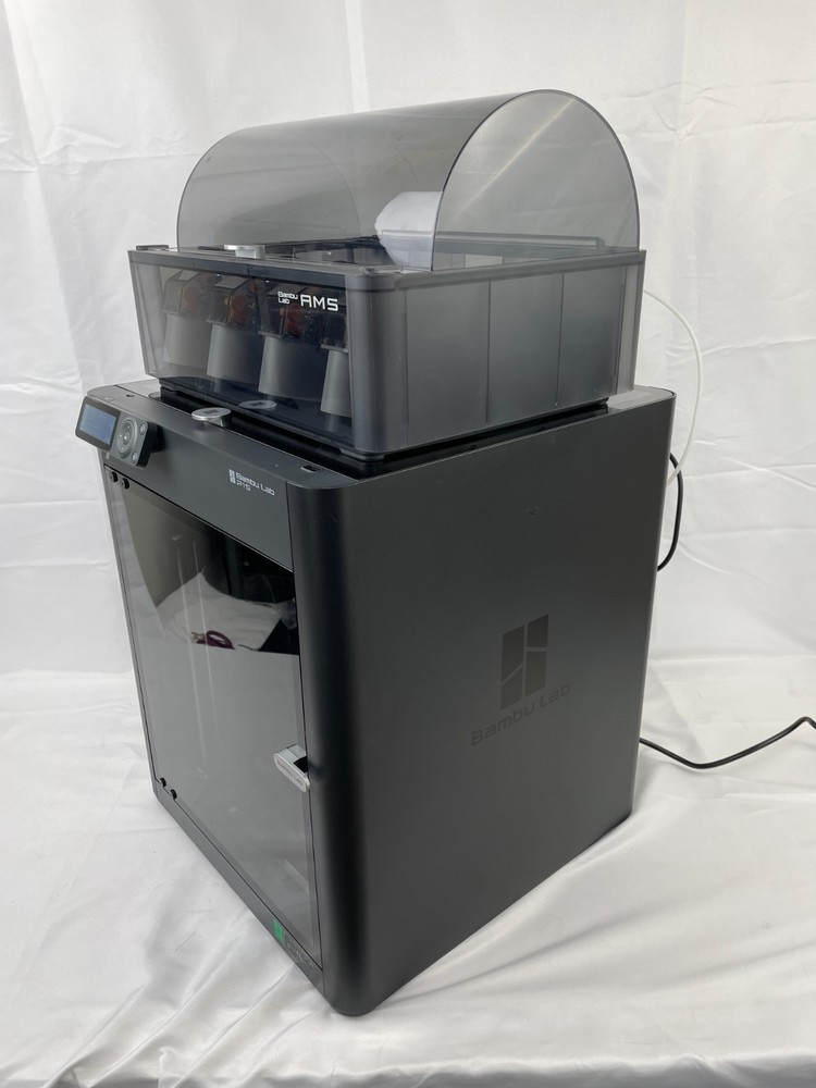 Bambu Lab P1S Combo 3D Printer With AMS Multi Spool Storage and Filament Buffer