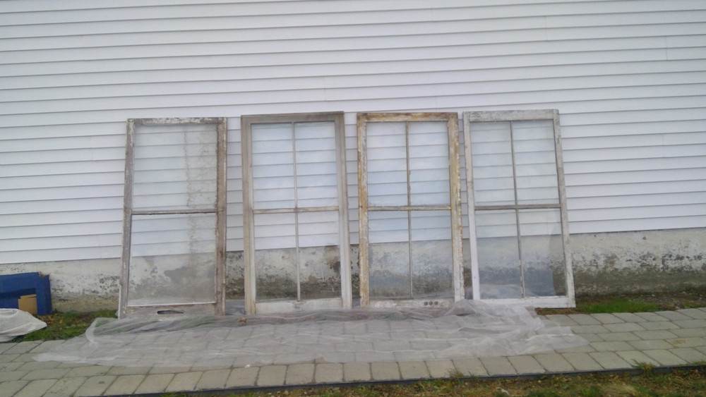 Antique storm windows
