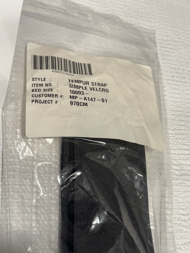 Tempur-Pedic Hook And Loop Frame Tie Strap