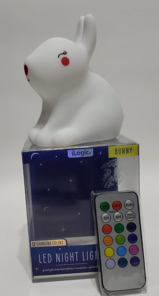 Ilogic 'Bunny' Led Night Light, 3 Light Modes, 12 Changing Colors