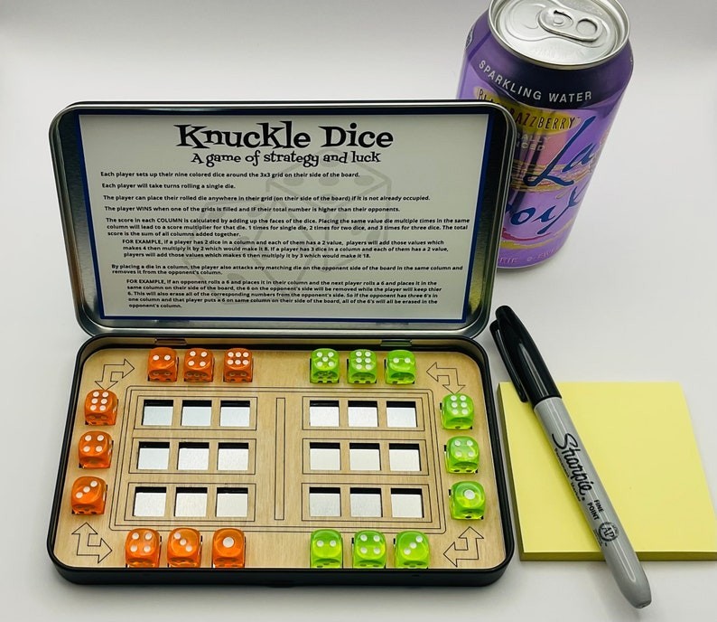 Knuckle Dice - Travel Game