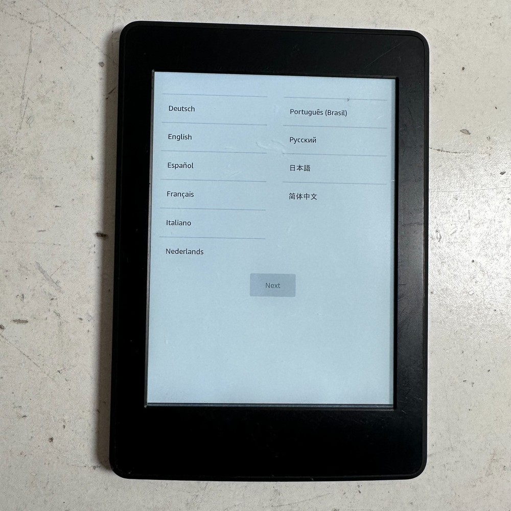 Amazon Kindle Paperwhite 6th Generation Black Wifi Handheld eBook Reader