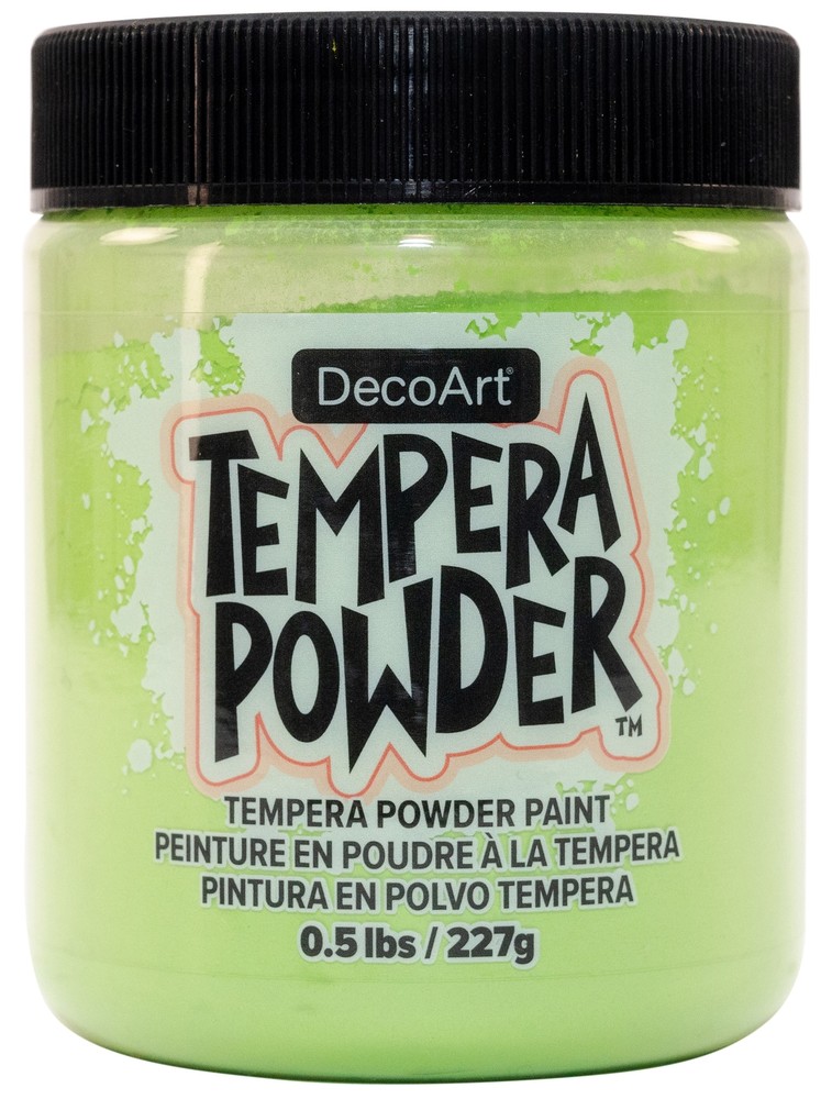 DecoArt Tempera Powder 0.5lb-Leaf Green