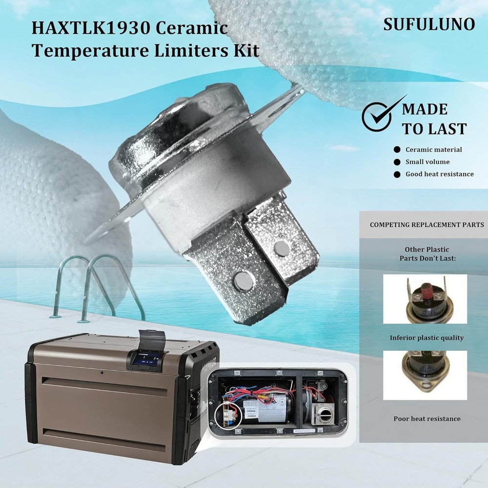 For HAXTLK1930 Hayward H-Series Pool Heater/Spa Heater Temperature Limiters Kit