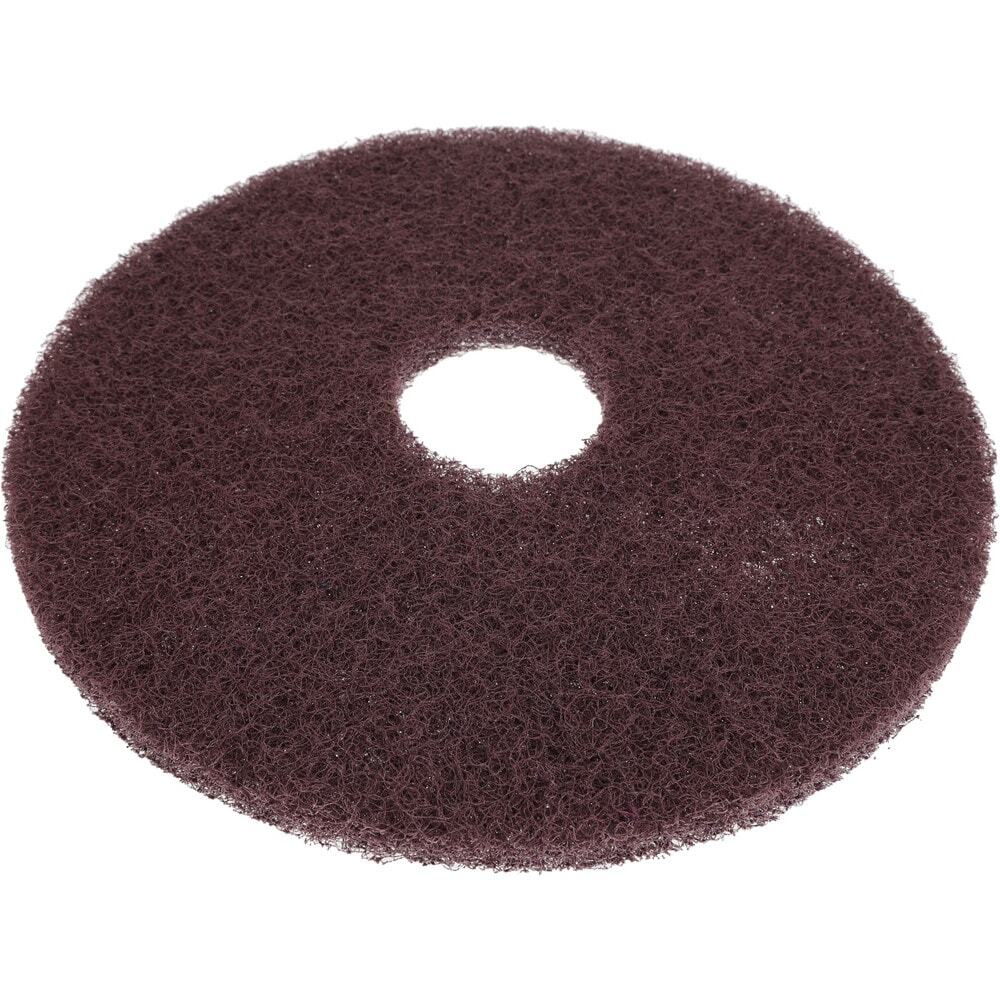 PRO SOURCE Maroon Extra Heavy Duty Floor Stripping Pads: 5 Pack, 15" Diameter