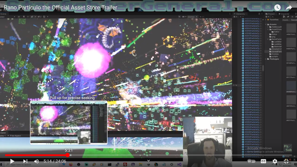 Unity3d: RANO PARTICULO PARTICLE EFFECT GENERATOR! Making games never so fun.