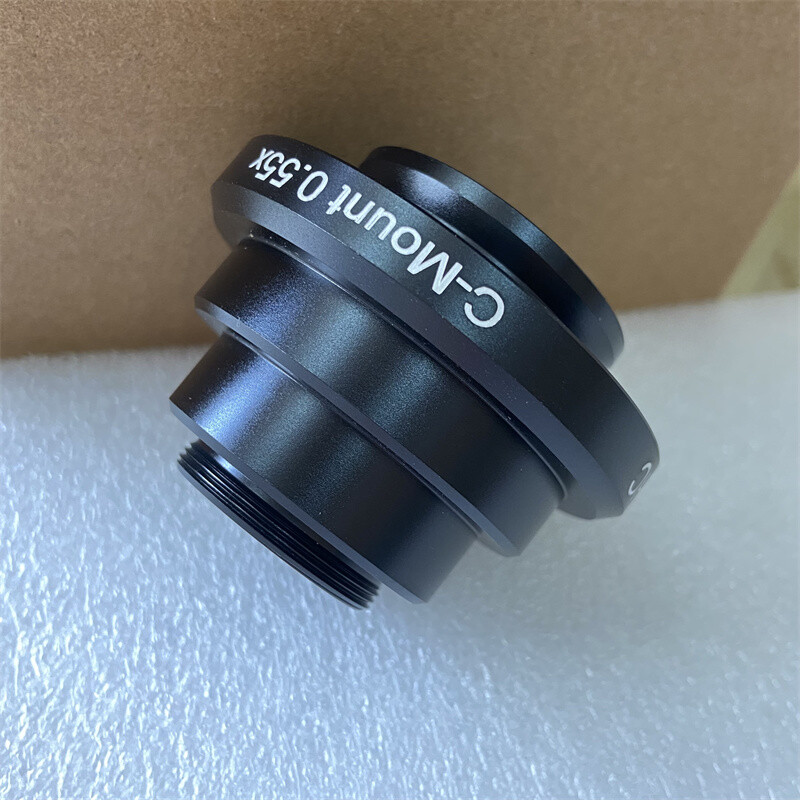 Microscope Camera Adapter 0.55X C mount Relay Lenses for Leica DM Microscope
