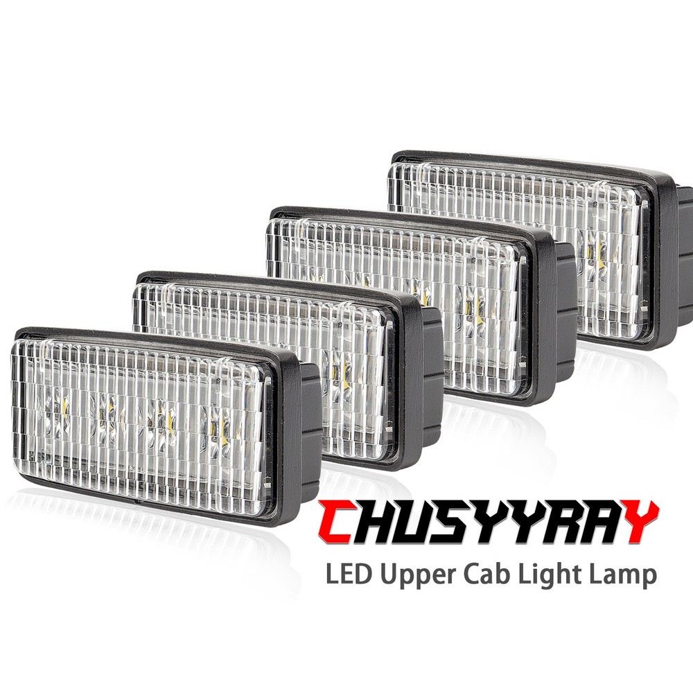 Replace R161288 RE306510 RE37450, Rectangular LED Tractor Work Light, 4-Pack A+