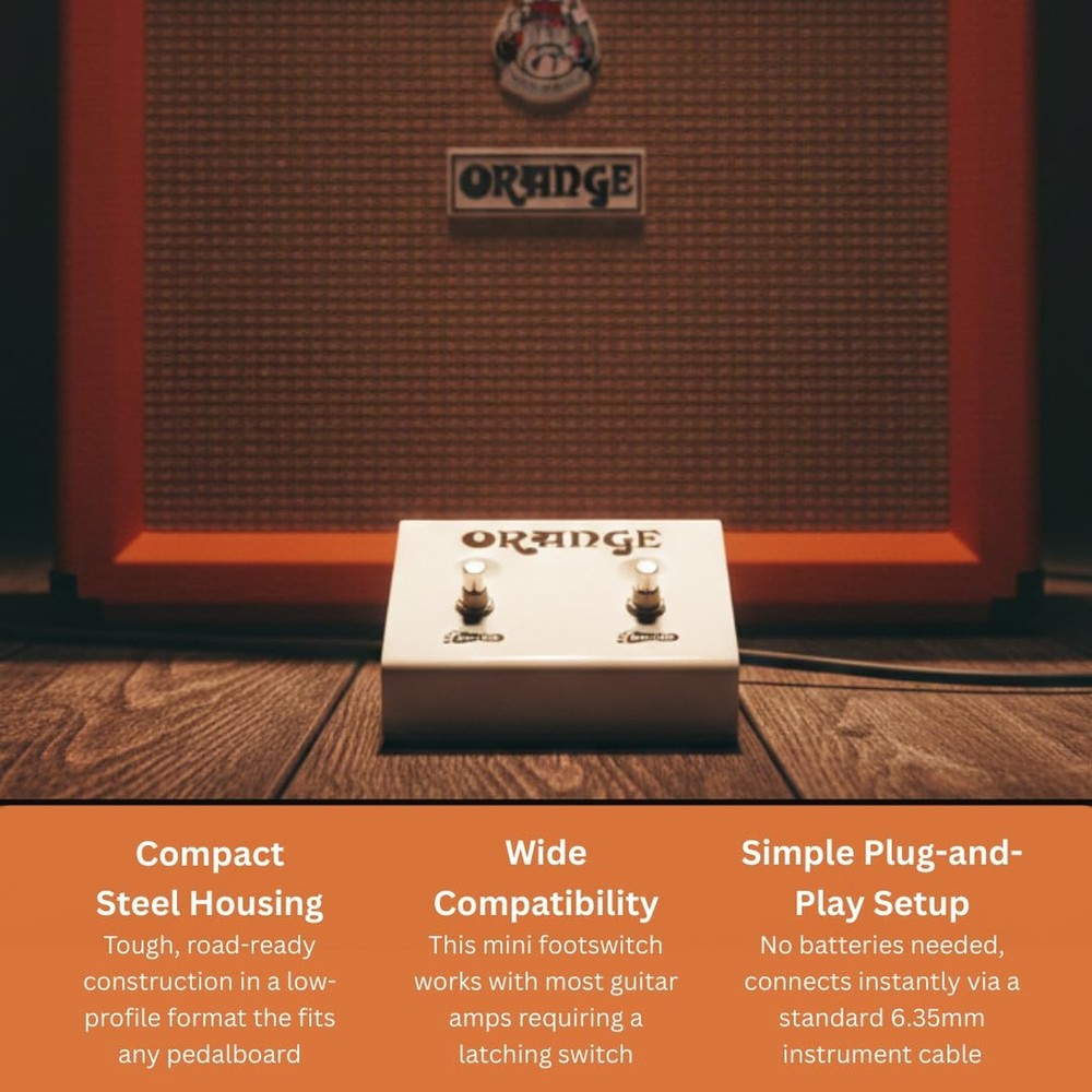 Orange Dual Function Footswitch
