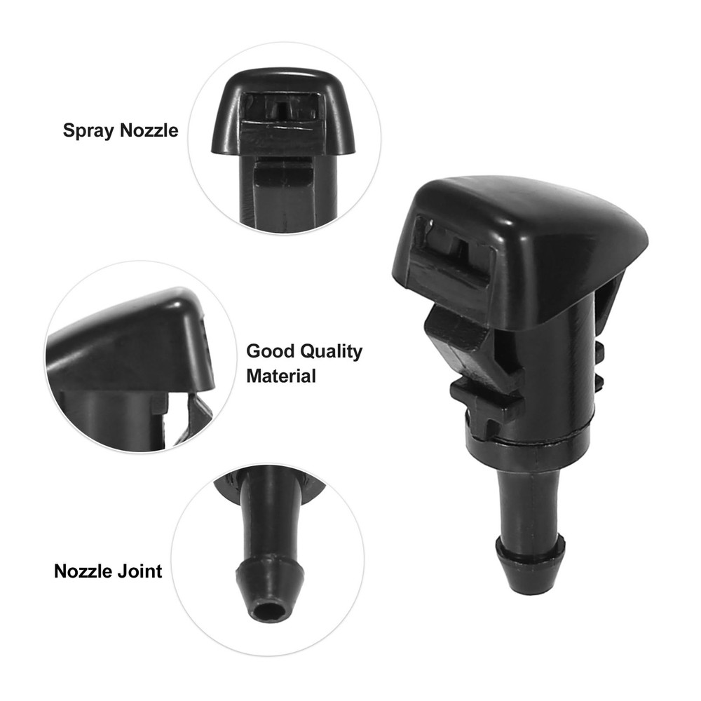 Front Windshield Wiper Nozzles Kit for Mitsubishi Eclipse with 2 Meter Hose