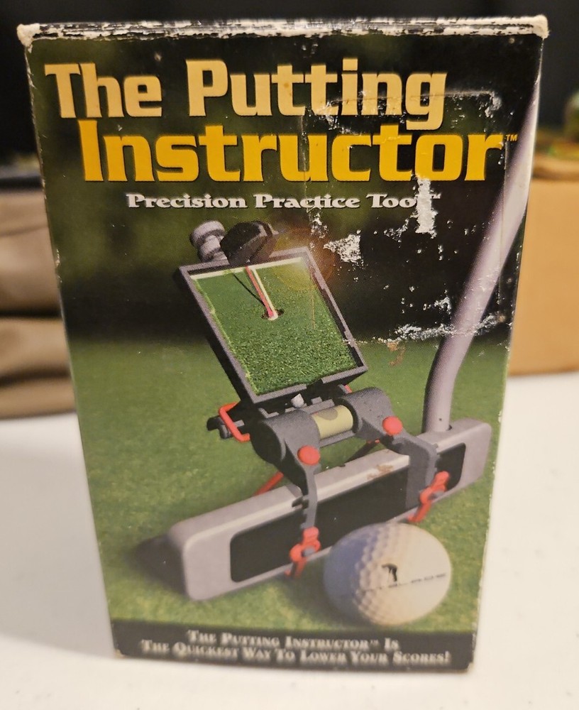 The Putting Instructor Precision Practice Tool -by Flatblade Mirror golf NIB