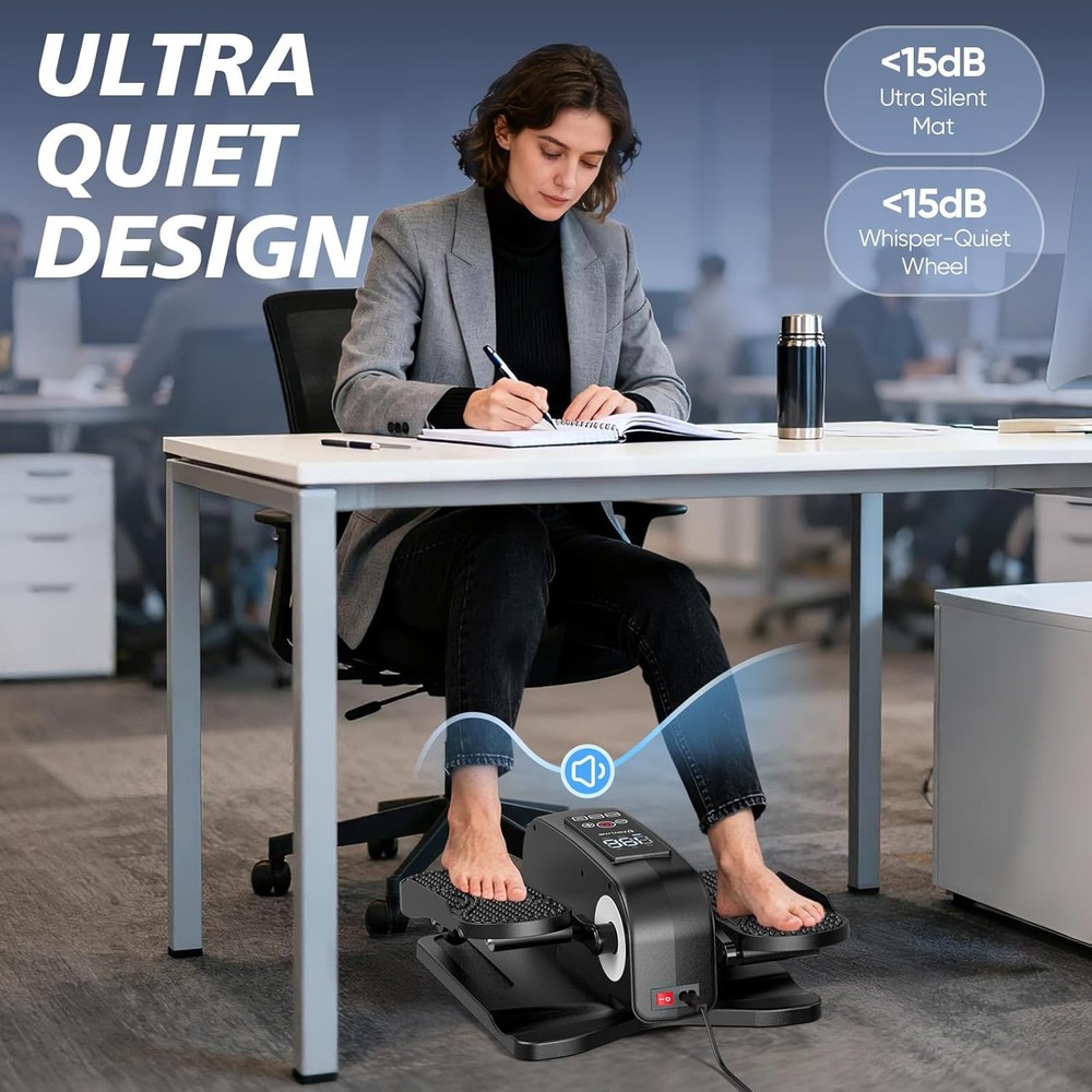 Electric Under Desk Elliptical Mini Leg Exerciser