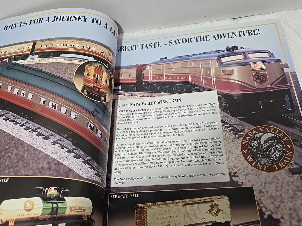 K-LINE ELECTRIC TRAINS O 1995 FIRST EDITION