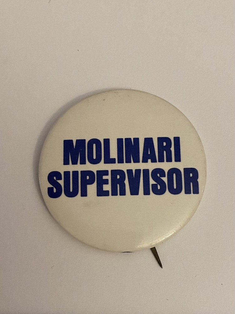 Molinari Supervisor Pin Back Button P150