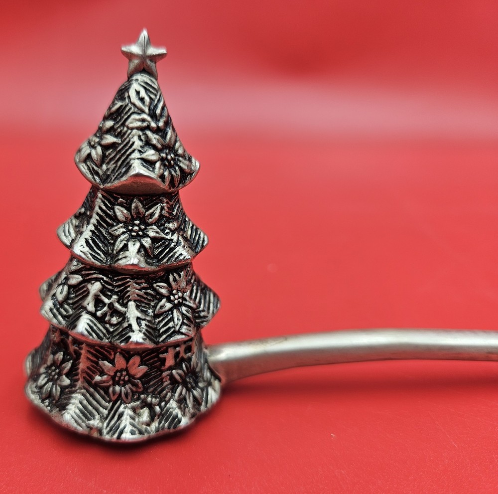 Godinger Silverplate Christmas Tree Candle Snuffer