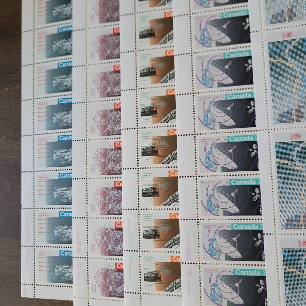 CANADA - MINT SHEETS - BELOW FACE VALUE $212 - NICE VARIETY, INCLUDING TRAINS
