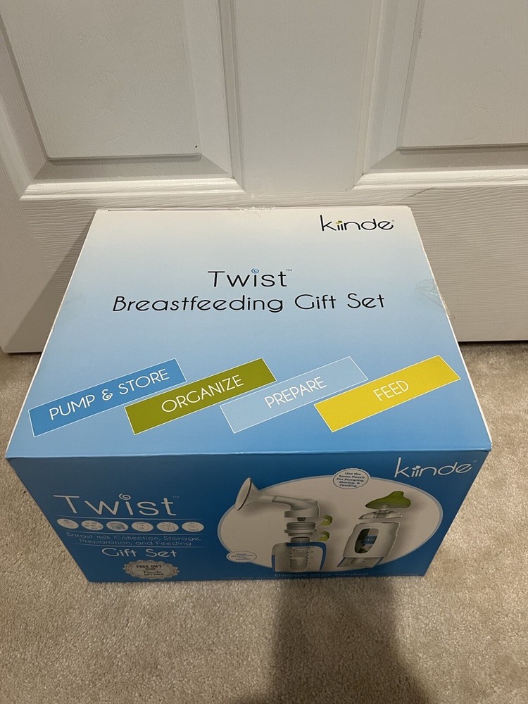 Kiinde Breastfeeding Gift Set with Case - White