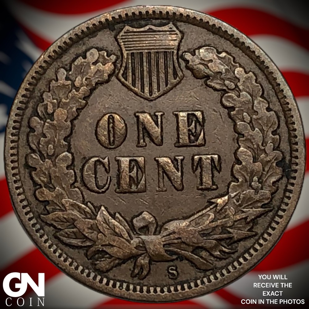 1908 S Indian Head Cent Penny M4820