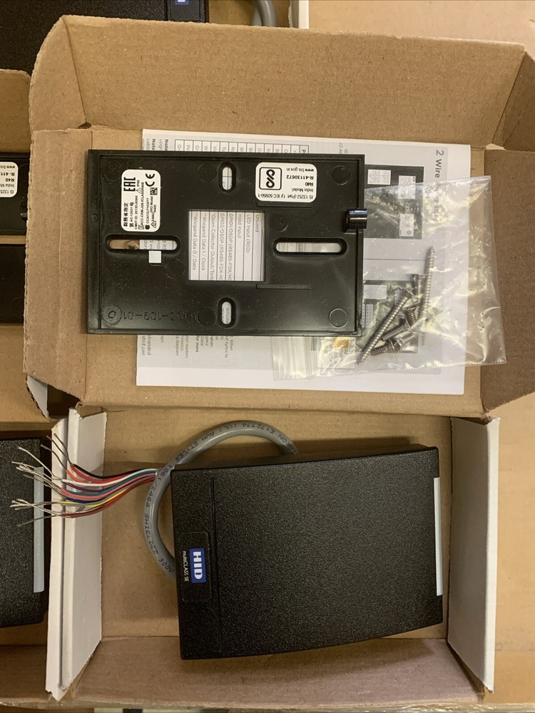 3x HID 920NTNNEKE001F iClass Reader R40 Wall Switch