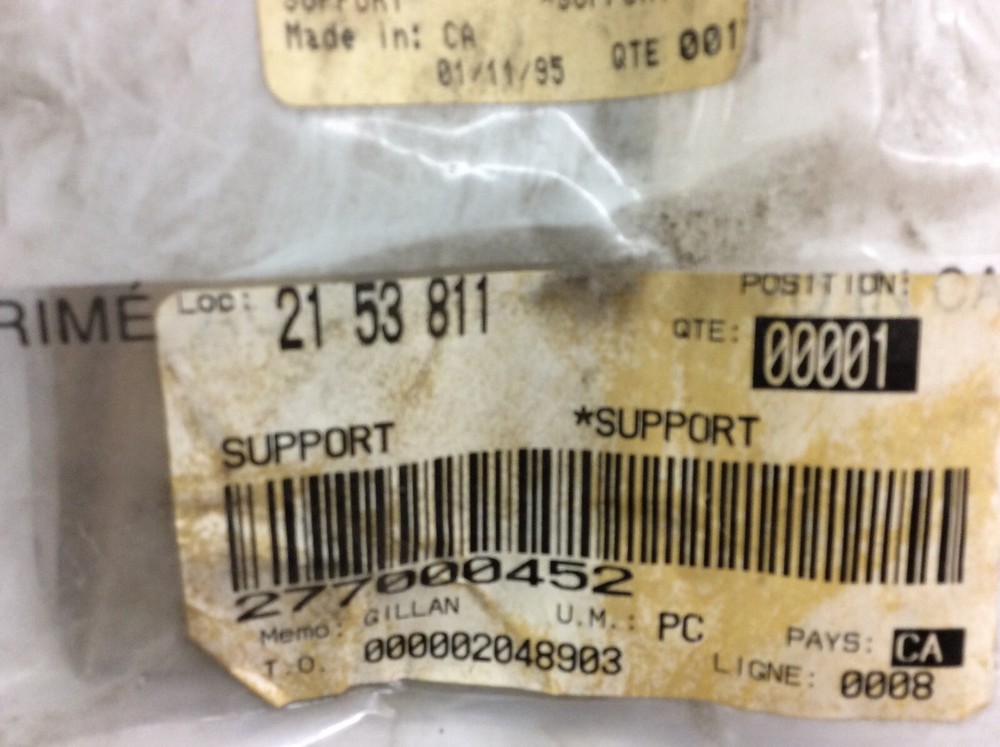 Sea Doo Welded Support 277000452 New OEM Propulsion Controls Support Bracket
