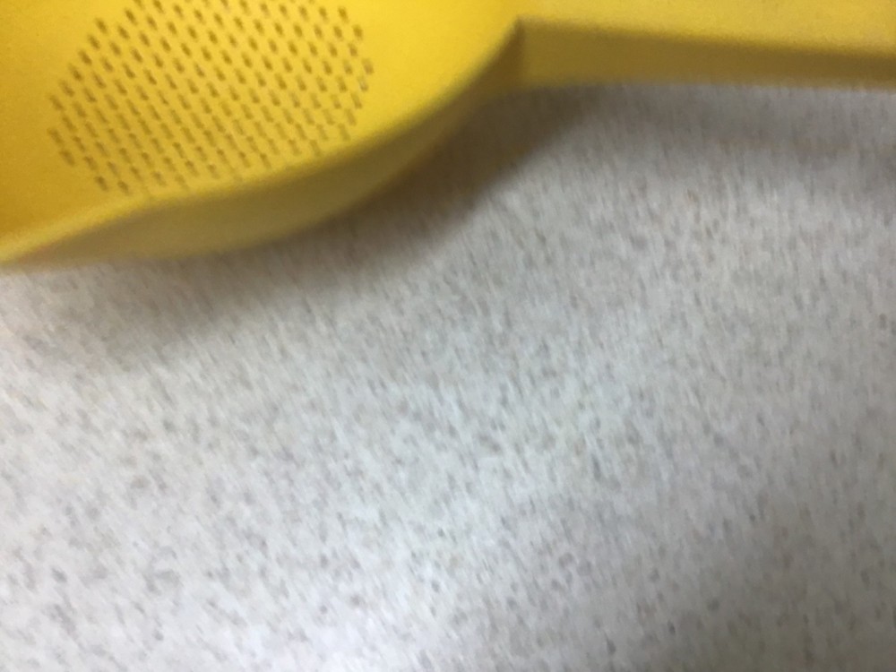 Vintage Tupperware Yellow 1 Quart Colander Strainer Dual Spouts #1200
