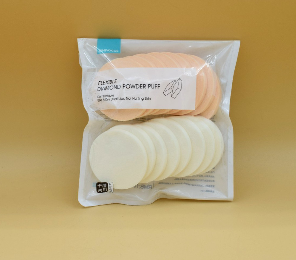 16 Pack Flexible Diamond Powder Makeup Foundation Puff