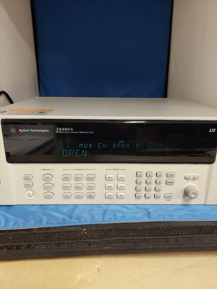 Agilent Technologies 34980A Multifunction Switch Measure Unit  with 3 modules