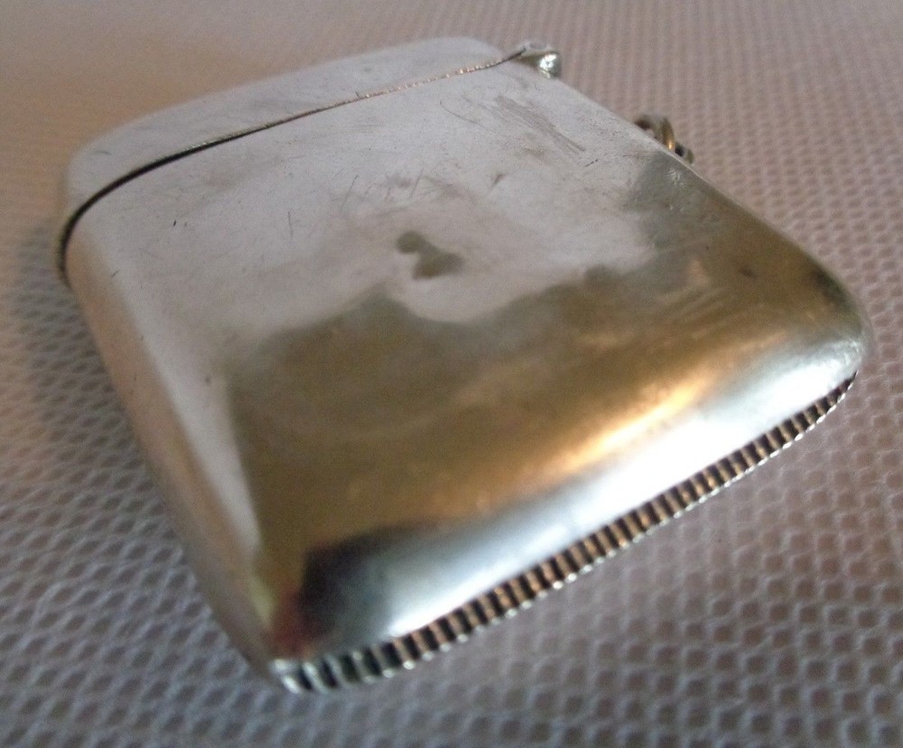 STERLING SILVER VESTA CASE BIRMINGHAM 1907    