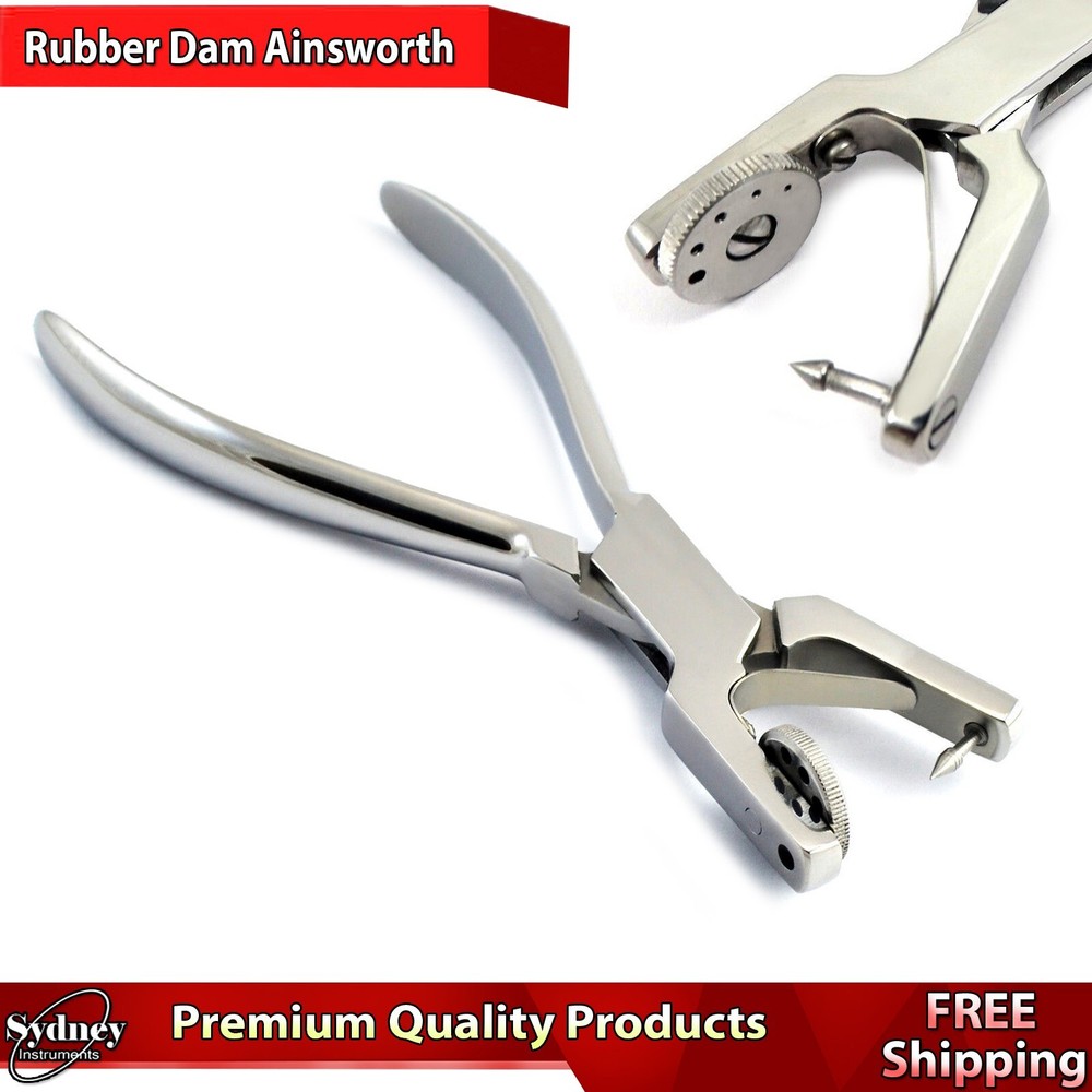 RUBBER DAM PUNCH AINSWORTH Orthondontic Placement Forceps