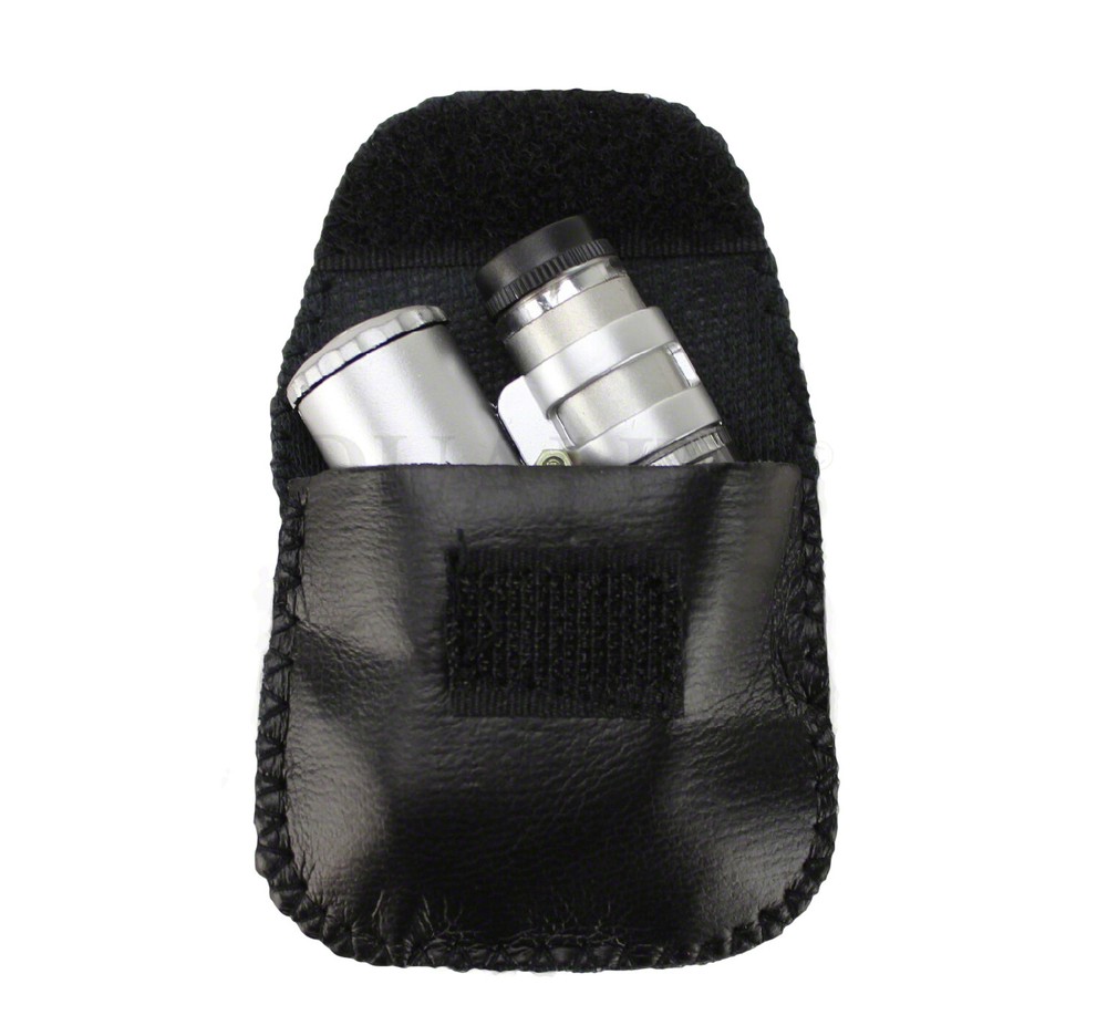 Quality Optics USA Illuminated Mini Microscope 2-Function 60x Magnifier UV/LED