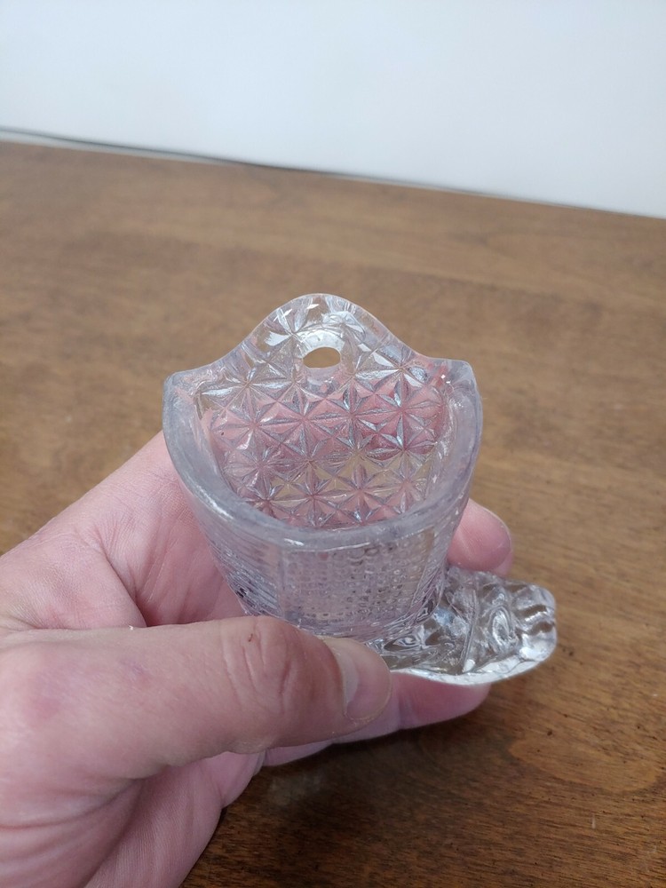 BEAUTIFUL CLEAR GLASS BOOT MATCHSAFE STRIKER WALL PLAQUE