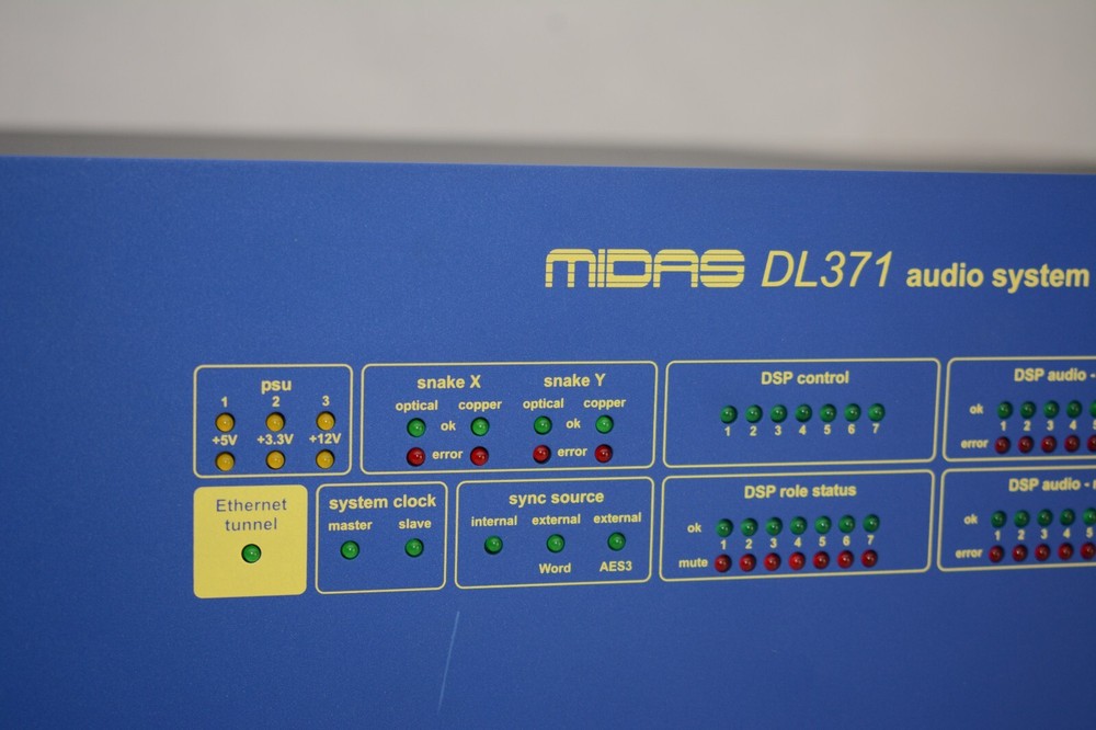 Midas DL371 5 Module Audio System Engine for PRO6 New in open Box PRO 6