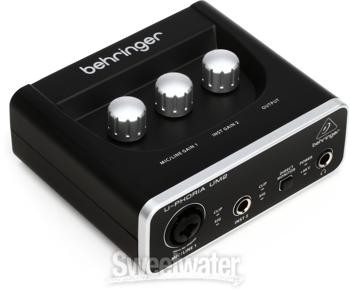 Behringer U-Phoria Studio Recording/Podcasting Bundle