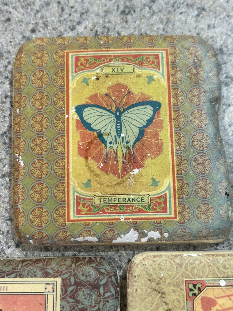 Tarot Coasters STRENGTH LOVERS TEMPERANCE Astrology Phoenix Creative Co