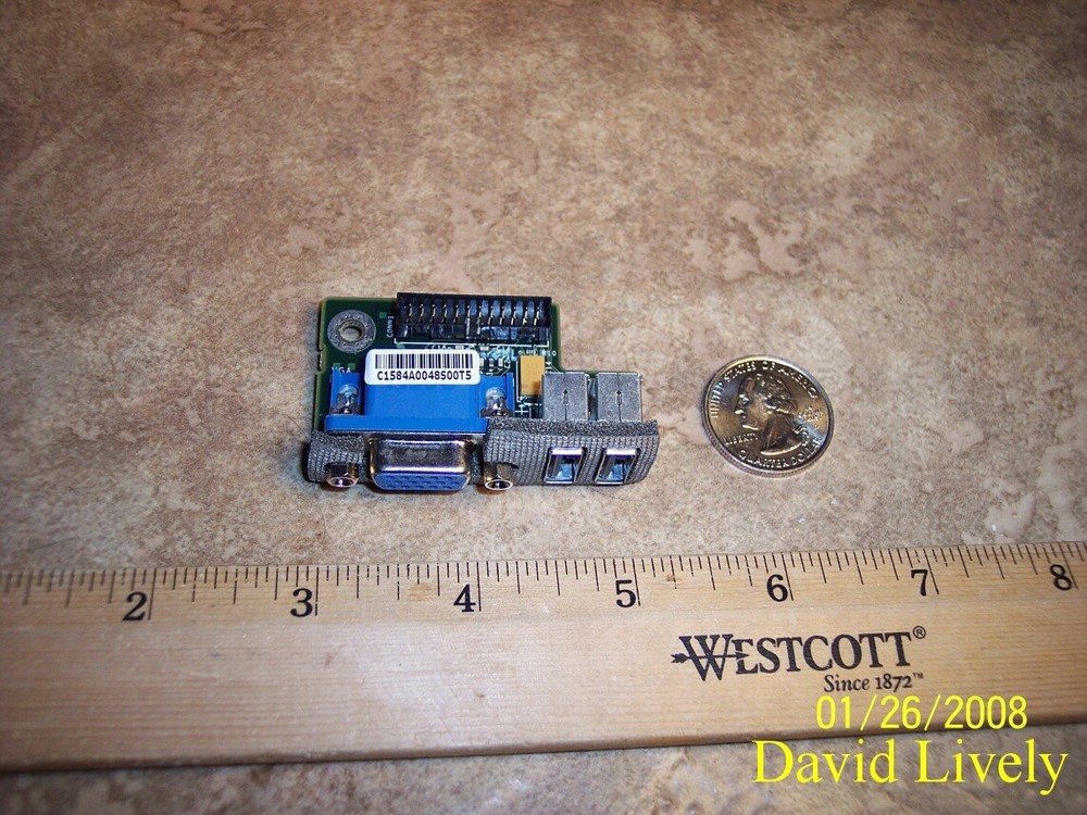 Dell C1584 Powerege VGA/USB Board CN-0C1584