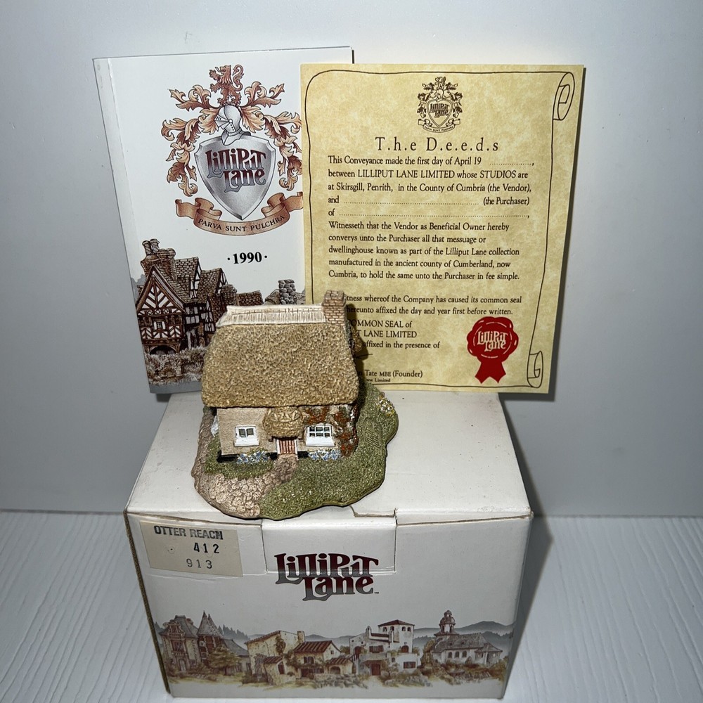 Lilliput Lane "Otter Reach" Cottage︱Includes Original Box & Documents
