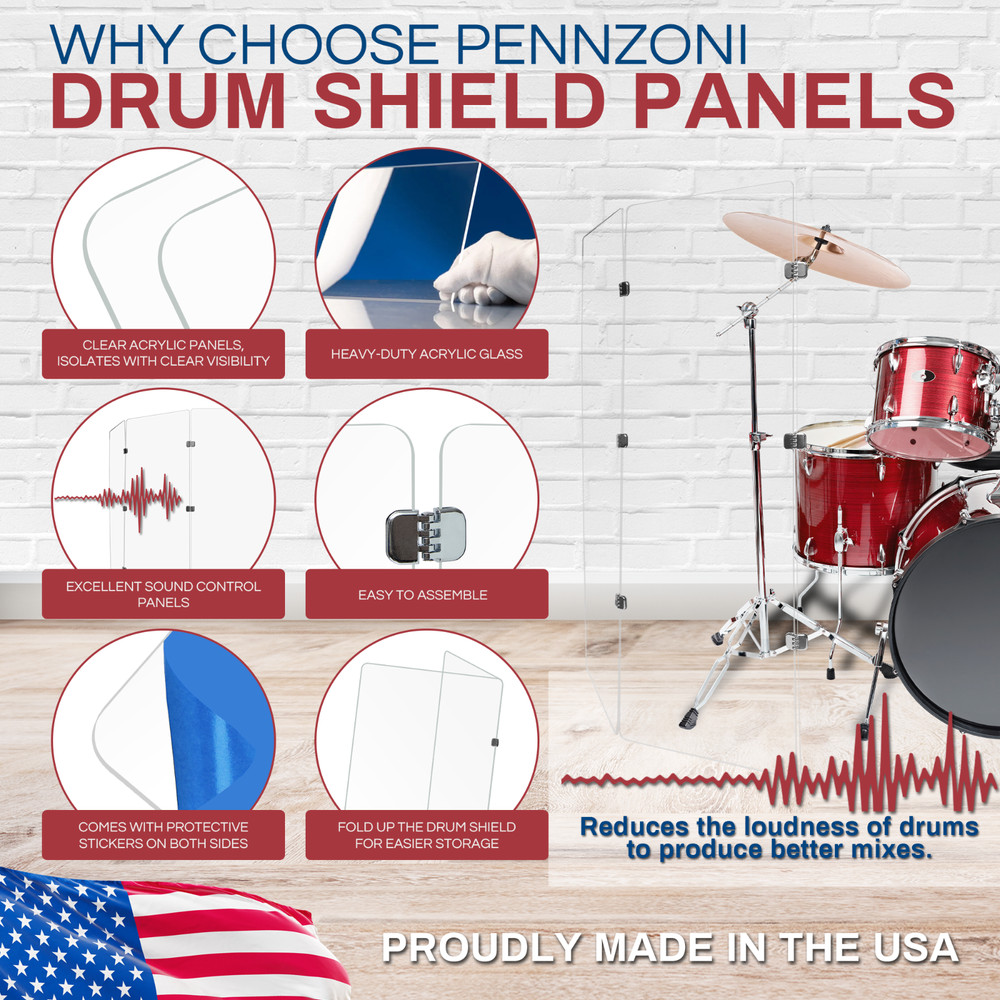 DS5 Drum Shield/Drum Screen/Drum Shield Panels